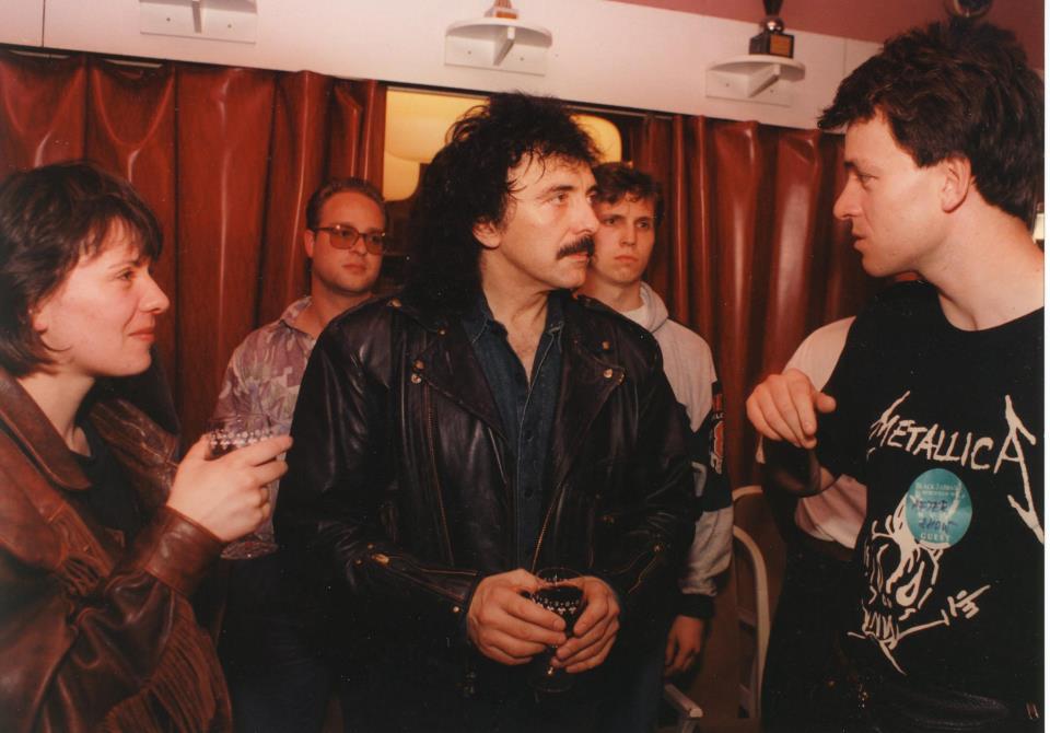 Tony at meet and greet with fans in Prague 